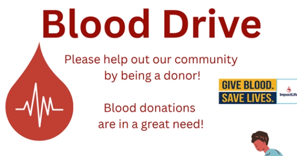 Blood Drive Oct 21
